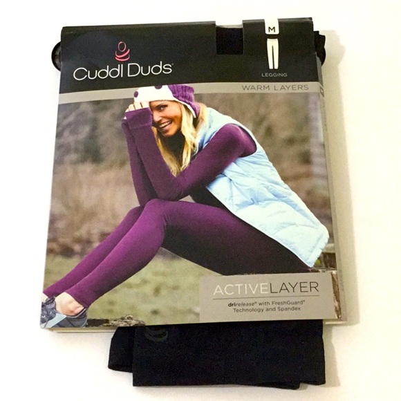 Cuddl Duds Leggings Base Layer Thermal NWT - Picture 1 of 5